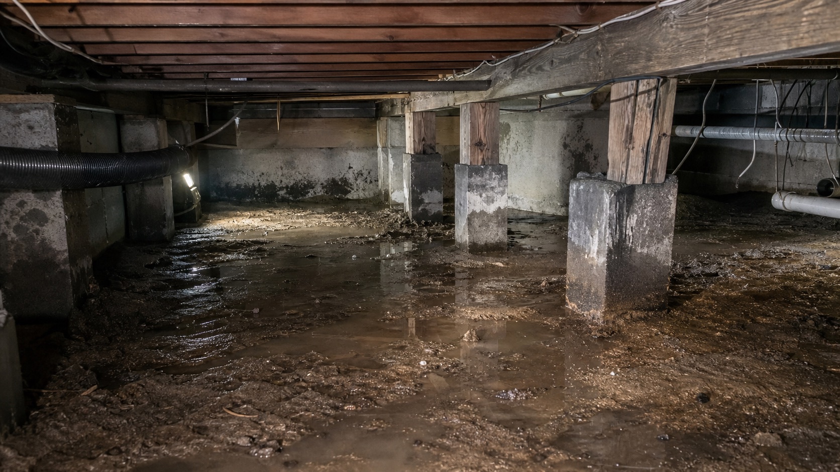 Wet Crawlspace Solutions